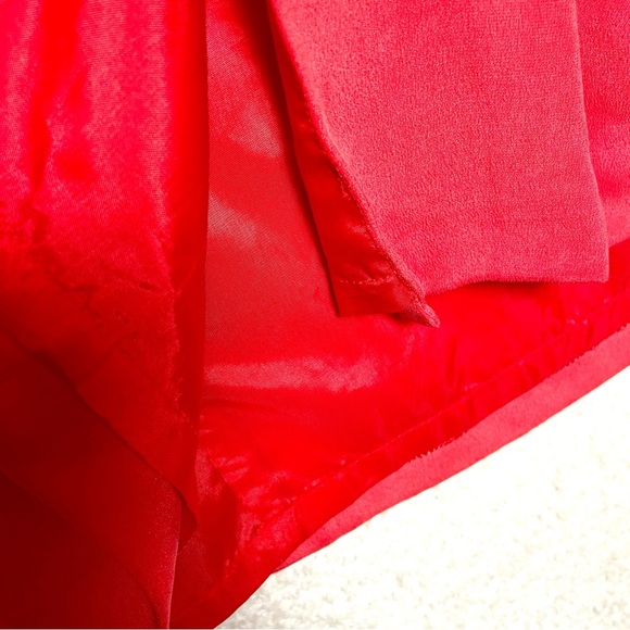 VALERIE 100% Silk Sleeveless Sheath Midi Dress Coral Size 12 Petite - NWOT - Picture 6 of 9